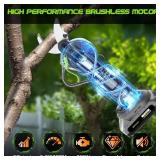 Itefdtutne 2-in-1 Cordless Pole Pruning Shears