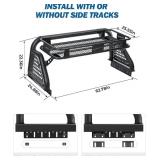 Joytutus Truck Roll Bar with Cargo Basket