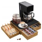 Mosucoirl Wooden K Cup Holder Organizer