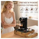 Mosucoirl Wooden K Cup Holder Organizer