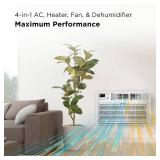 TCL 8,000 BTU Smart Through-the-Wall Air Conditioner, AC Heater Unit