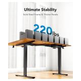 Huanuo 63" X 40" Dual Motor L-Shaped Electric Standing Desk