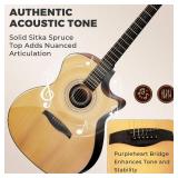 Fesley X 41" Acoustic Guitar Kit for Beginners