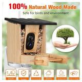 PeckCam Smart Bird Feeder with Camera (Blue Roof)