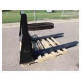 Class II Skid Steer Plate with 60" Forks