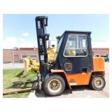 1997 Clark GPX40 8000lb forklift with Cab