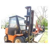 1997 Clark GPX40 8000lb forklift with Cab