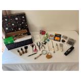 Comprehensive Office and Craft Supplies Set with Storage Box