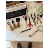 Comprehensive Office and Craft Supplies Set with Storage Box