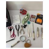 Comprehensive Office and Craft Supplies Set with Storage Box