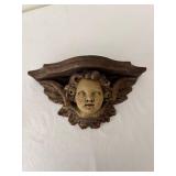 Set of 2 Vintage Cherub Wall Plaques