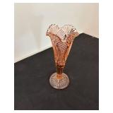 Vintage Pink Depression Glass Bud Vase