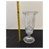 Crystal Flower Vase with Removable Base