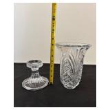 Crystal Flower Vase with Removable Base