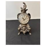 Vintage Baroque-Style Table Clock with Roman Numerals