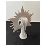 Lladro Porcelain Nativity Angel Figurine Tree Topper