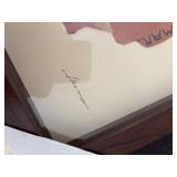 Pair of Alex Zeng Framed Bulldog Collage Prints