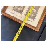 Collection of 3 Vintage Framed Prints and Relief Plaque