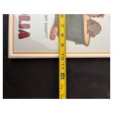 Collection of 3 Vintage Framed Prints and Relief Plaque