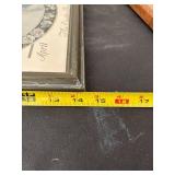 Framed Farm and Home Magazine and Ayers Sarsaparilla Advertisement