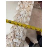 Handcrafted Seashell Decorative Mirror Frame