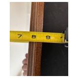 Wood-Framed Floor Mirror with Arch Top