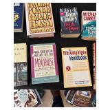 Collection of Assorted Books Including Novels and Self-Help