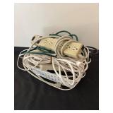 Assorted Power Strips and Extension Cords Bundle