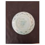 Vintage Fenton Glass Vase with Hand-Painted Roses Signed by Fenton