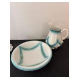 Antique Galatea E.L.P. Co. Wash Basin and Pitcher Set