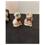 Vintage McCoy Ceramic Puppy and Kittens Figurine Set
