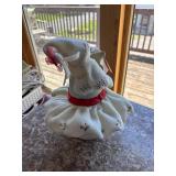 Handcrafted Winter-Themed Decorative Doll