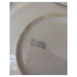 Vintage Washstand with Pink Porcelain Basin and Pitcher