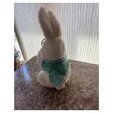 White Rabbit Plush Toy Dressed with Glasses and Pocket Watch