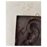 Vintage Bronze Religious Plaque Art Made in West Germany