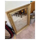 Vintage Gold Ornate Framed Wall Mirror