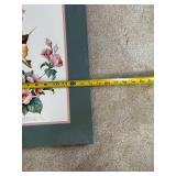 Hummingbird and Flowers Watercolor Art by Carolyn Shores Wright