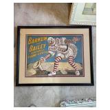 Set of 2 Framed Circus Posters - Barnum & Bailey and Ringling Bros