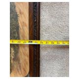 Framed Antique Lithograph Print of Little Red Riding Hood