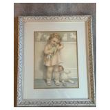 Framed Bessie Pease Gutmann Print: 