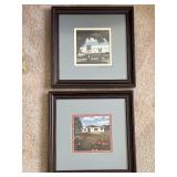 Pair of Framed Landscape Photographs