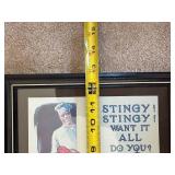 Vintage Cream of Wheat Advertisement Poster in Frame