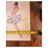 1948 Pin-up Art Calendar Page of January