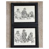 Pair of Charles Dana Gibson Framed Prints