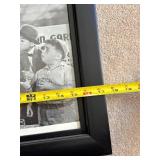 Framed Vintage Photo Print "Lemonade Stand" with Black Frame