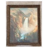Albert Bierstadt Painting Reproduction of Yellowstone Falls