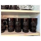 Large Collection of Vintage Avon 1876 Cape Cod Ruby Glassware Dishes