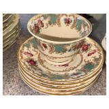 Vintage Bavaria & Syracuse China Dinnerware Set with Floral Design