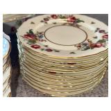 Vintage Bavaria & Syracuse China Dinnerware Set with Floral Design