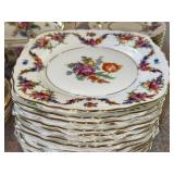 Vintage Bavaria & Syracuse China Dinnerware Set with Floral Design